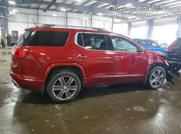 1GKKNXLS1KZ199014 2019 GMC ACADIA Темно-бордовый Задняя правая четверть