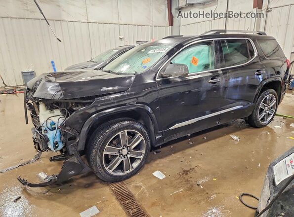 1GKKNXLS2HZ122886 2017 GMC ACADIA Black Tył lewy