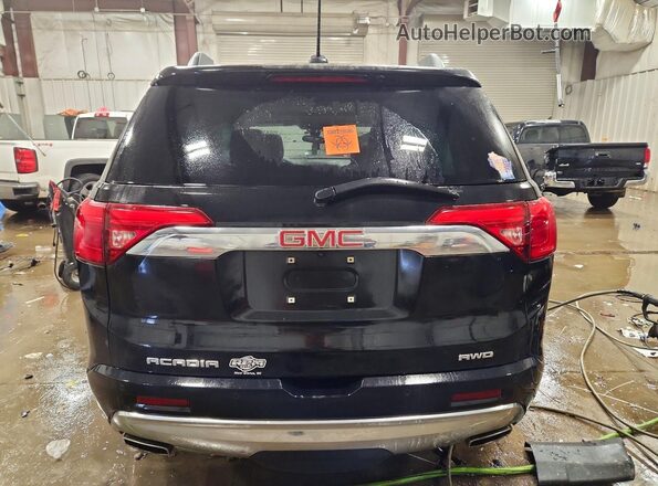 1GKKNXLS2HZ122886 2017 GMC ACADIA Black Widok naklejki z numerem VIN