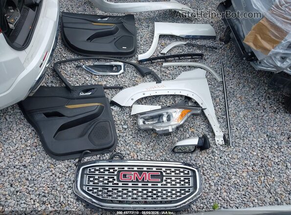 1GKKNXLS2HZ221076 2017 GMC ACADIA White Instrument cluster view