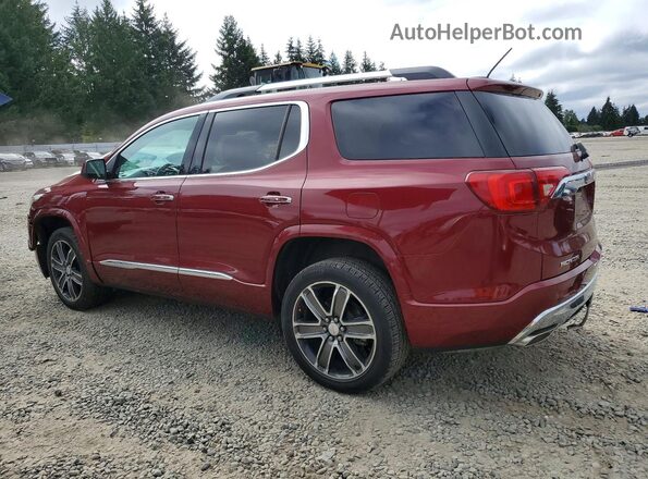 1GKKNXLS2HZ323431 2017 GMC ACADIA Red Հետևի ձախ