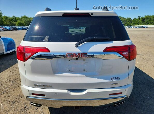 1GKKNXLS2JZ101722 2018 GMC ACADIA White უკანა ხედი