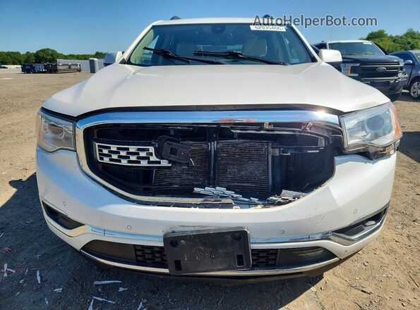 1GKKNXLS2JZ101722 2018 GMC ACADIA White ძრავის განყოფილების ხედი
