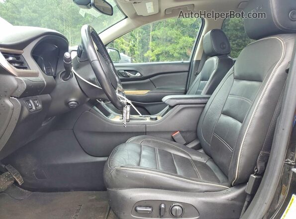 1GKKNXLS2JZ112719 2018 GMC ACADIA Black Вид салону спереду