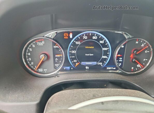 1GKKNXLS2PZ150508 2023 GMC ACADIA Black Instrument cluster view
