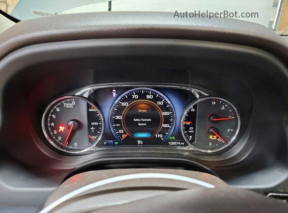 1GKKNXLS3JZ130310 2018 GMC ACADIA Gray Widok zestawu wskaźników
