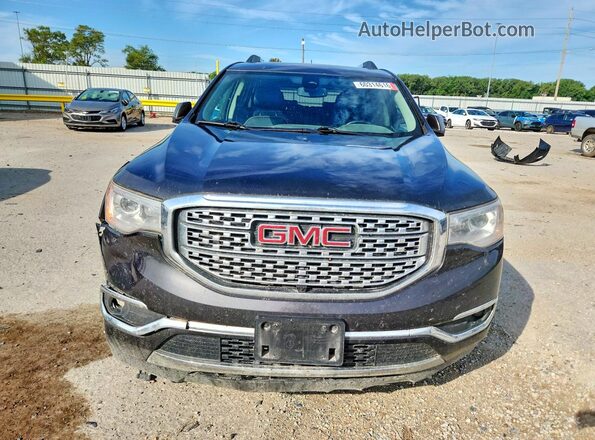 1GKKNXLS3JZ198591 2018 GMC ACADIA Black წინა ხედი