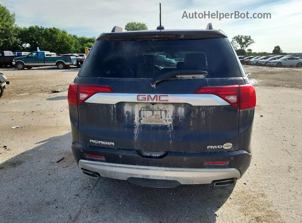1GKKNXLS3JZ198591 2018 GMC ACADIA Black უკანა ხედი