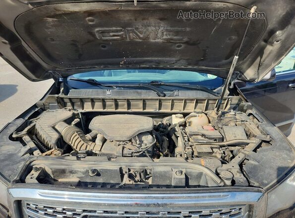 1GKKNXLS3JZ198591 2018 GMC ACADIA Black ძრავის განყოფილების ხედი