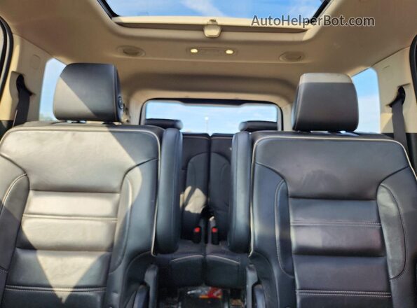 1GKKNXLS3JZ198591 2018 GMC ACADIA Black უკანა სავარძლების ხედი