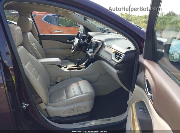 1GKKNXLS4HZ204697 2017 GMC ACADIA Maroon Vista interior delantera