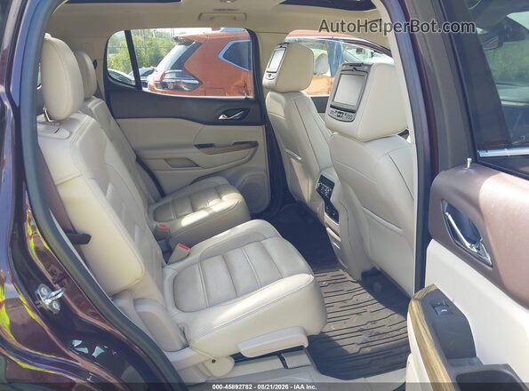1GKKNXLS4HZ204697 2017 GMC ACADIA Maroon Vista de la etiqueta del VIN