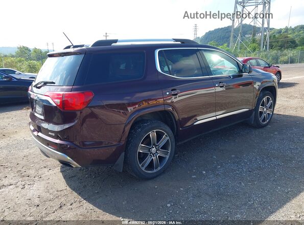 1GKKNXLS4HZ204697 2017 GMC ACADIA Maroon Trasero derecho