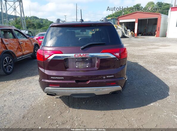 1GKKNXLS4HZ204697 2017 GMC ACADIA Maroon 