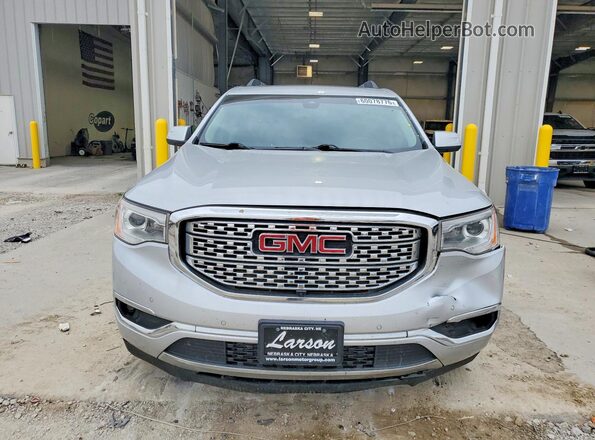 1GKKNXLS4JZ153112 2018 GMC ACADIA Silver წინა ხედი