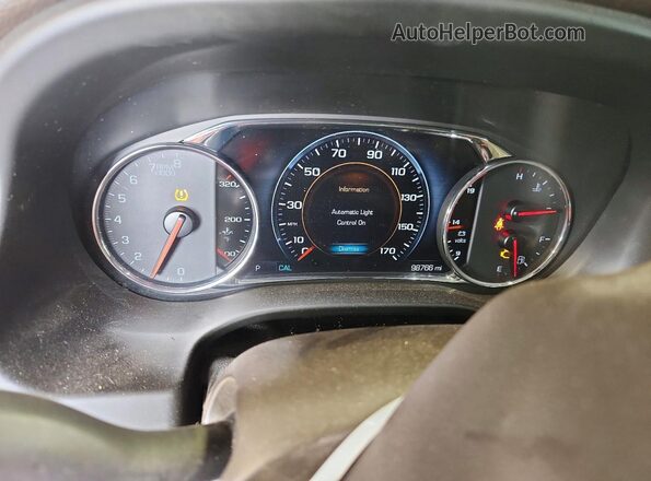 1GKKNXLS4KZ122539 2019 GMC ACADIA Gray Սարքավորումների վահանակի տեսք