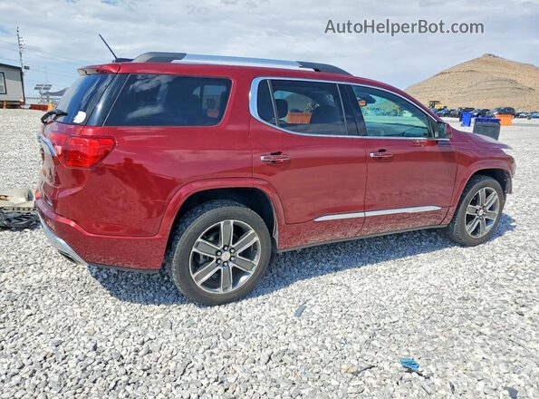 1GKKNXLS5HZ240317 2017 GMC ACADIA Red უკანა მარჯვენა