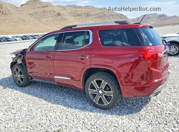 1GKKNXLS5HZ240317 2017 GMC ACADIA Red უკანა მარცხენა