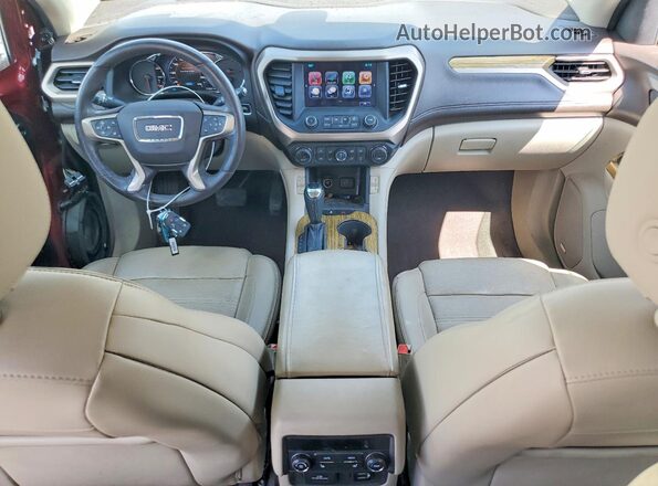 1GKKNXLS5HZ240317 2017 GMC ACADIA Red წინა პანელის ხედი