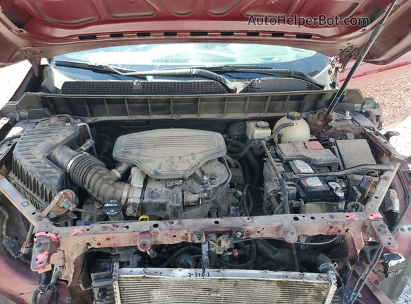 1GKKNXLS5HZ240317 2017 GMC ACADIA Red ძრავის განყოფილების ხედი