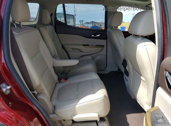 1GKKNXLS5HZ240317 2017 GMC ACADIA Red უკანა სალონის ხედი
