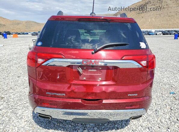 1GKKNXLS5HZ240317 2017 GMC ACADIA Red უკანა ხედი