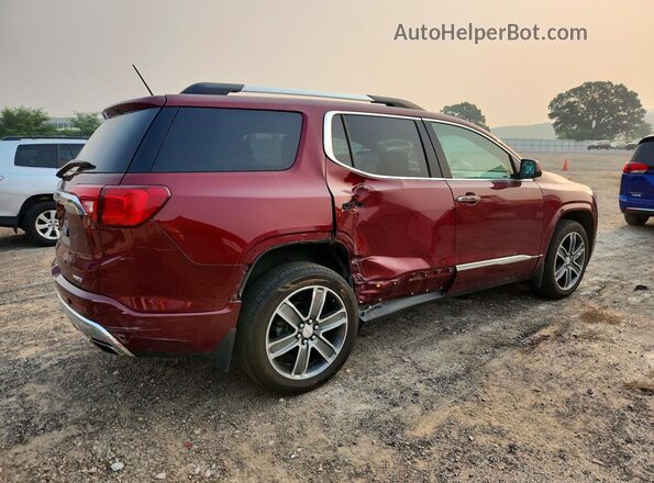 1GKKNXLS5HZ290800 2017 GMC ACADIA Red Задня права чверть