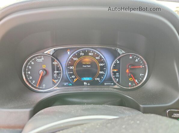 1GKKNXLS5HZ290800 2017 GMC ACADIA Red Вид щитка приладів