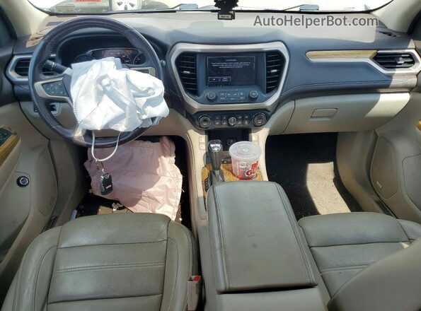 1GKKNXLS5HZ312553 2017 GMC ACADIA Белый Вид панели приборов