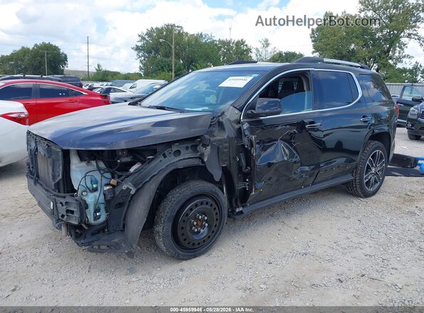1GKKNXLS5HZ317560 2017 GMC ACADIA Black Առջևի ձախ երեք քառորդ տեսարան
