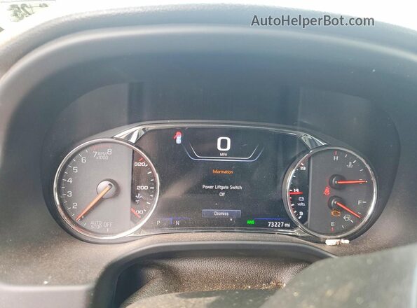 1GKKNXLS5LZ186171 2020 GMC ACADIA Charcoal ხელსაწყოთა პანელის ხედი