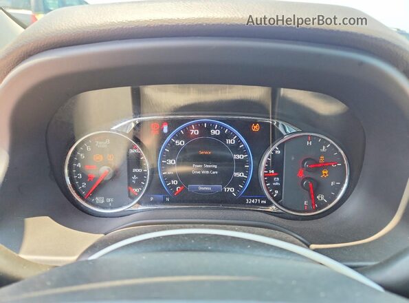 1GKKNXLS5PZ254782 2023 GMC ACADIA Black Вид щитка приладів