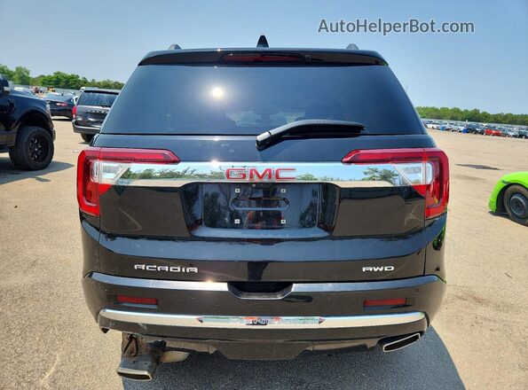 1GKKNXLS5PZ254782 2023 GMC ACADIA Black Вид ззаду