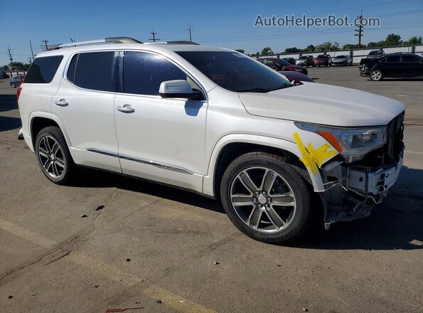 1GKKNXLS6HZ298601 2017 GMC ACADIA Белый Передняя правая четверть