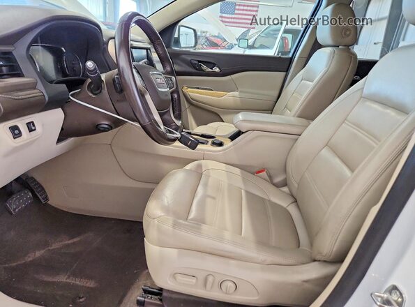 1GKKNXLS6KZ187098 2019 GMC ACADIA White Vista interior delantera