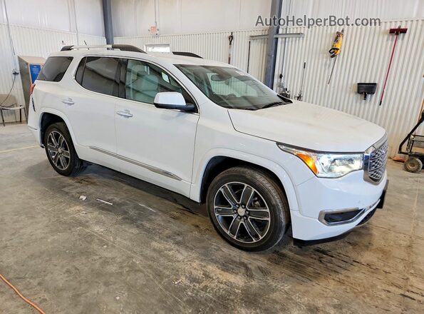 1GKKNXLS6KZ187098 2019 GMC ACADIA White Delantero derecho