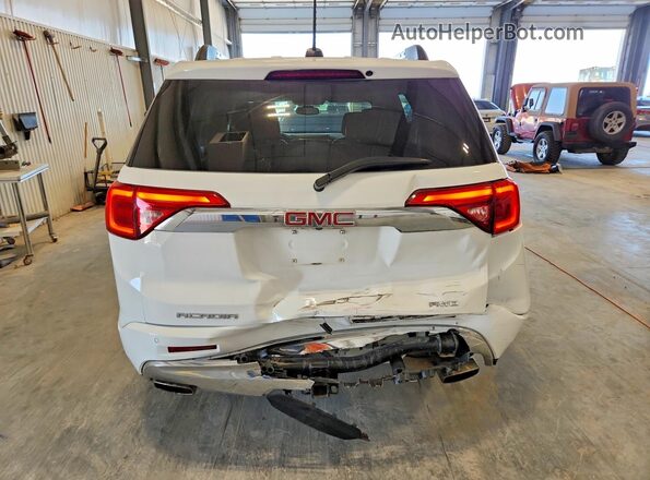1GKKNXLS6KZ187098 2019 GMC ACADIA White Vista trasera
