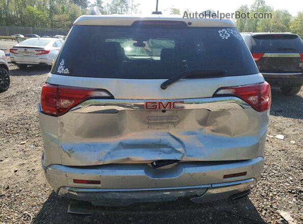 1GKKNXLS7KZ215393 2019 GMC ACADIA Silver Вид ззаду