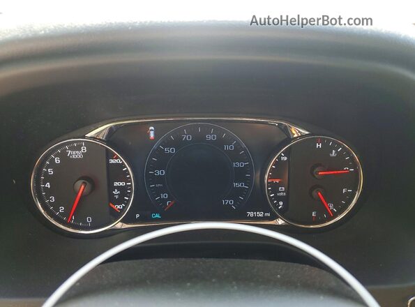 1GKKNXLS7KZ215393 2019 GMC ACADIA Silver Вид щитка приладів
