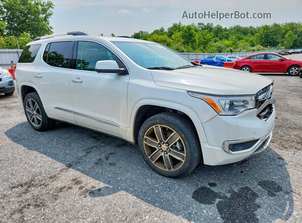 1GKKNXLS8HZ281122 2017 GMC ACADIA White Przód prawy