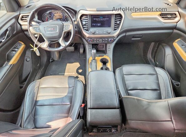 1GKKNXLS8HZ281122 2017 GMC ACADIA White Widok deski rozdzielczej