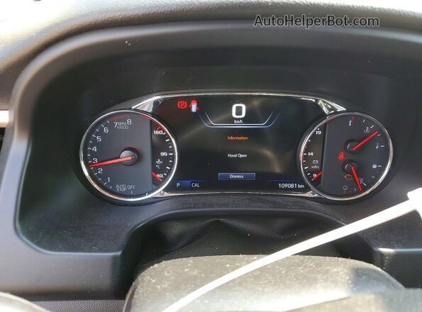 1GKKNXLS8LZ133772 2020 GMC ACADIA Black ხელსაწყოთა პანელის ხედი
