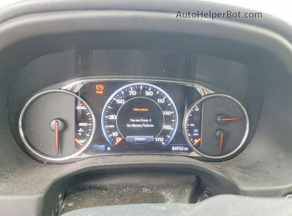 1GKKNXLS8LZ152256 2020 GMC ACADIA White Vista del cuadro de instrumentos