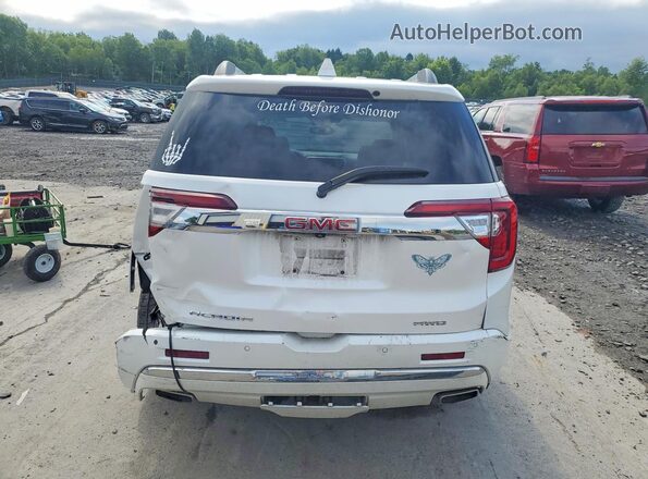 1GKKNXLS8LZ152256 2020 GMC ACADIA White Vista trasera