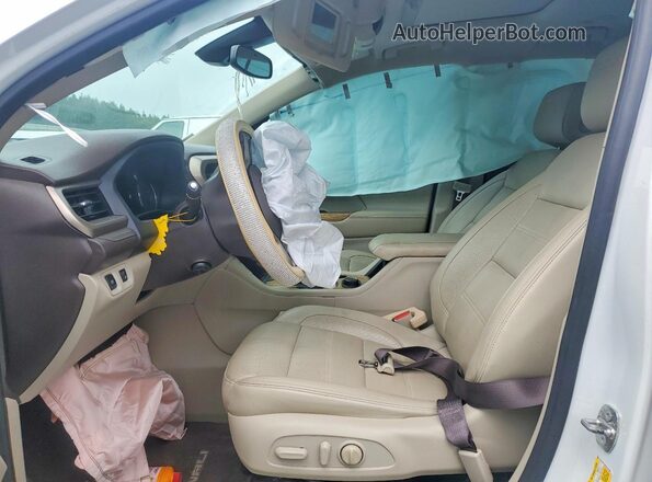 1GKKNXLS9HZ292694 2017 GMC ACADIA Белый Вид салона спереди