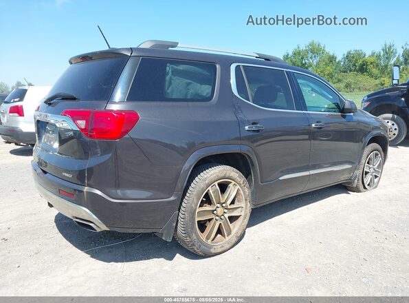 1GKKNXLS9JZ215930 2018 GMC ACADIA Черный Задняя правая четверть