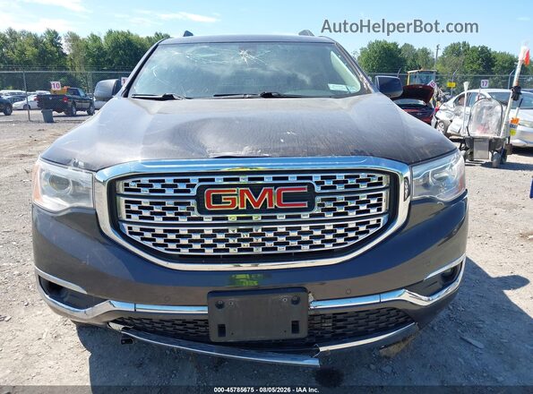 1GKKNXLS9JZ215930 2018 GMC ACADIA Черный Вид щитка приборов