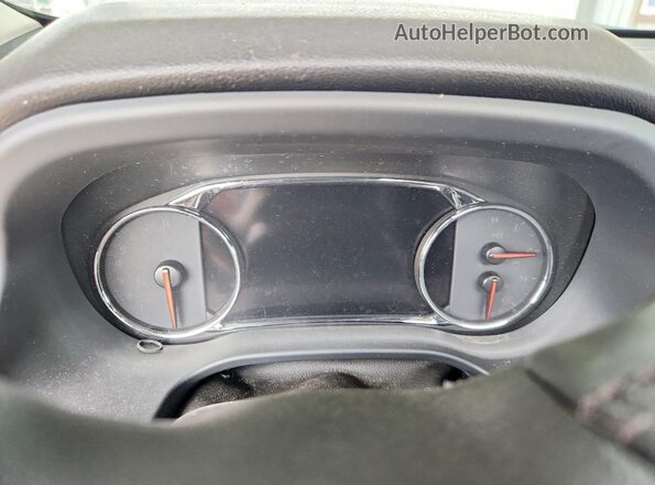 1GKKNXLS9PZ257359 2023 GMC ACADIA Red Вид щитка приладів