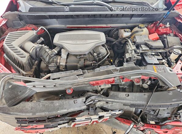 1GKKNXLS9PZ257359 2023 GMC ACADIA Red Вид підкапотного простору