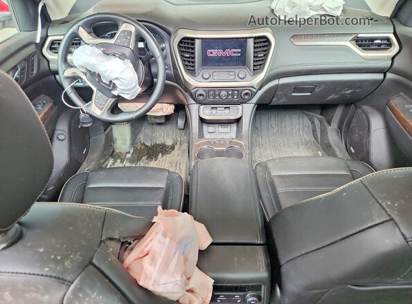 1GKKNXLS9PZ257359 2023 GMC ACADIA Red Вид панелі приладів